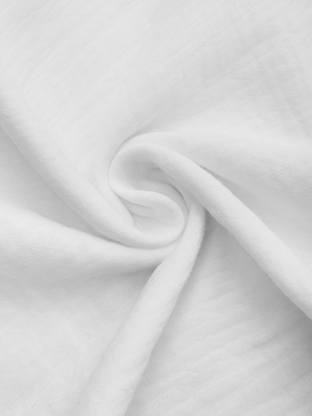 Women's 3/4 Sleeve Summer Blouse Plain Cotton Square Neck Notched Daily Going Out Simple Top Spring/Fall White