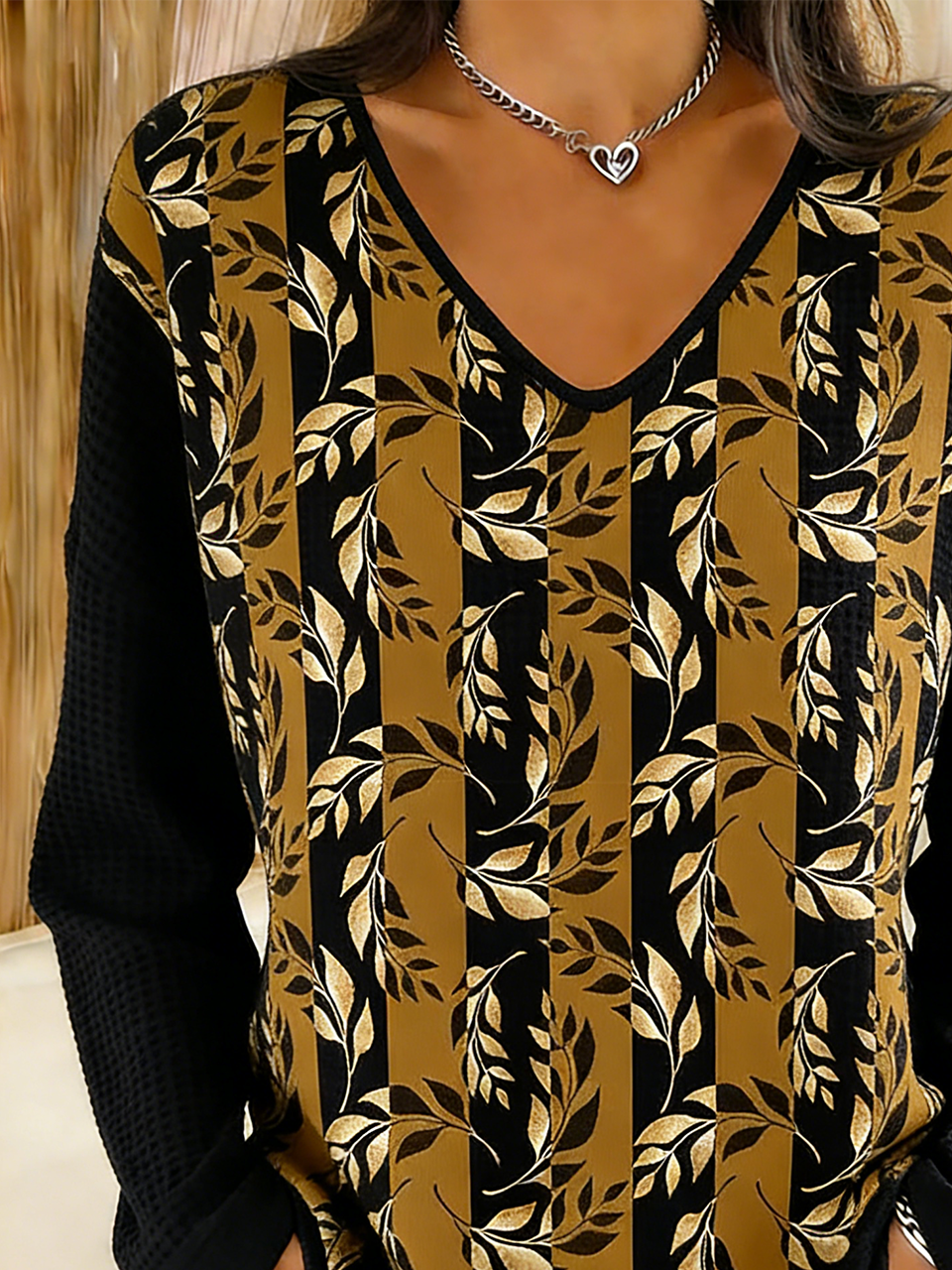 Casual Geometric Loose T-Shirt